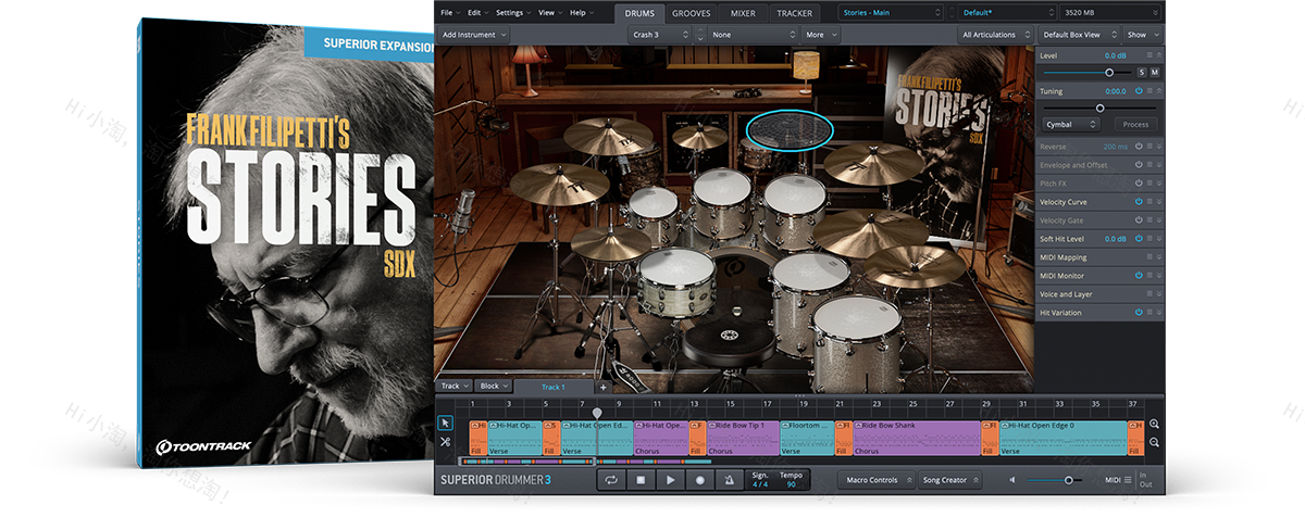 Toontrack Stories SDX SOUNDBANK 声音库